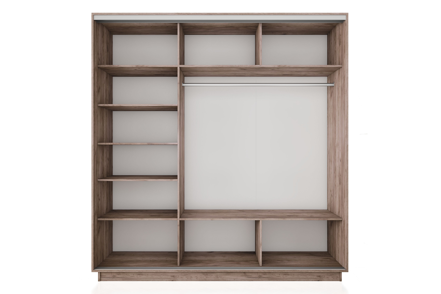 Шкафы-купе - изображение №4 "Шкаф-купе Премиум 3х-дв, 210х240х60, крафт табачный"  на www.Angstrem-mebel.ru