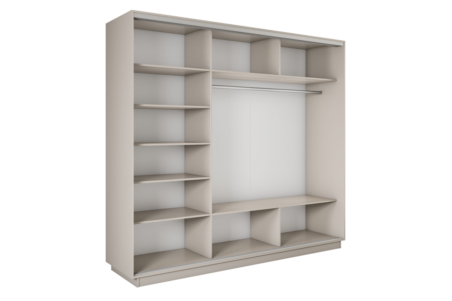 Шкафы-купе - изображение №4 "Шкаф-купе Премиум 3х дверный 2100х2400х450 Кашемир"  на www.Angstrem-mebel.ru